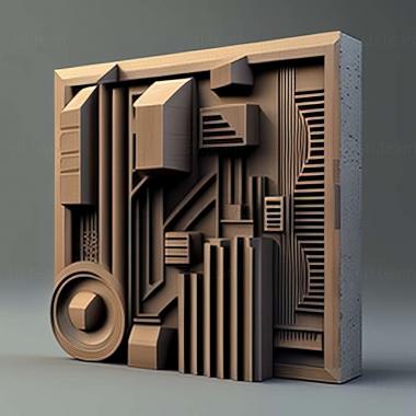 3D model brutalism (STL)